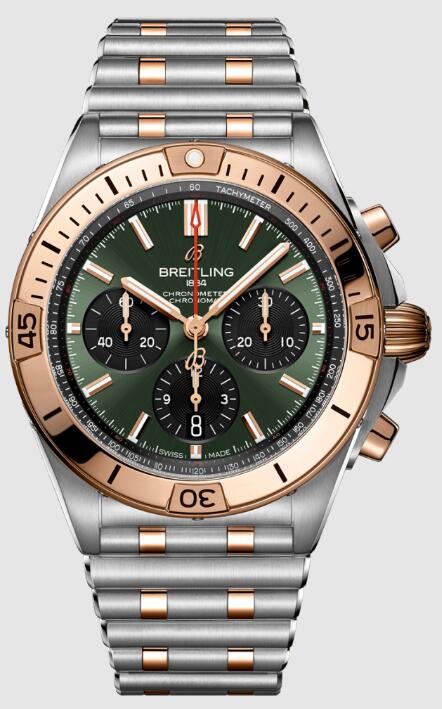 Review Breitling Chronomat B01 42 Replica watch UB01342A1L1U1 - Click Image to Close
